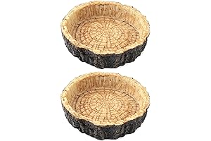 CalPalmy Reptile Water and Food Bowls: Essential Habitat Accessories for Reptiles