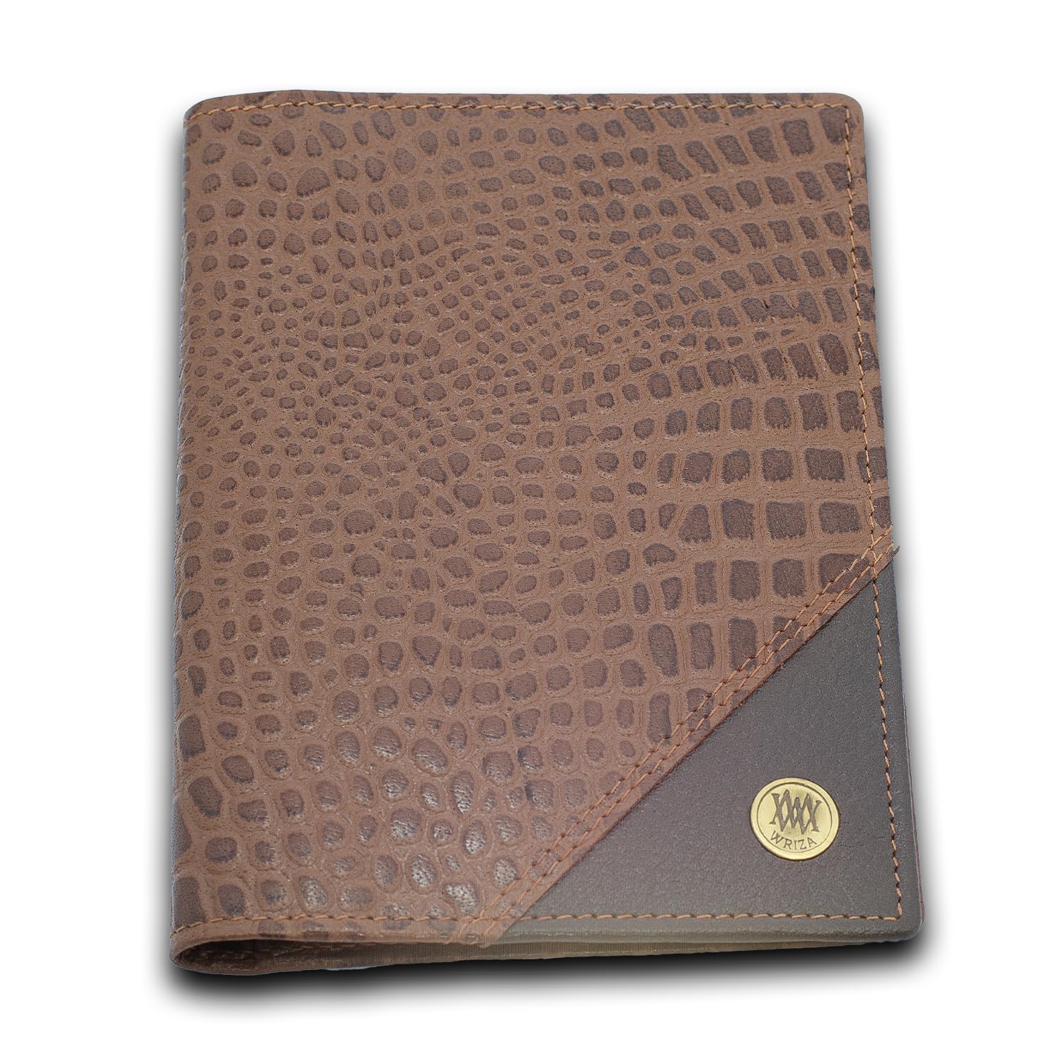 wriza Men and Women Tan Genuine Leather Passport Cover | RFID Protected Passport Wallet with Card Slots for Trips-picture-26