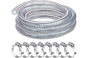 Clear PVC Wire Reinforced Hose for Pond Bilge Vacuum Suction Hose