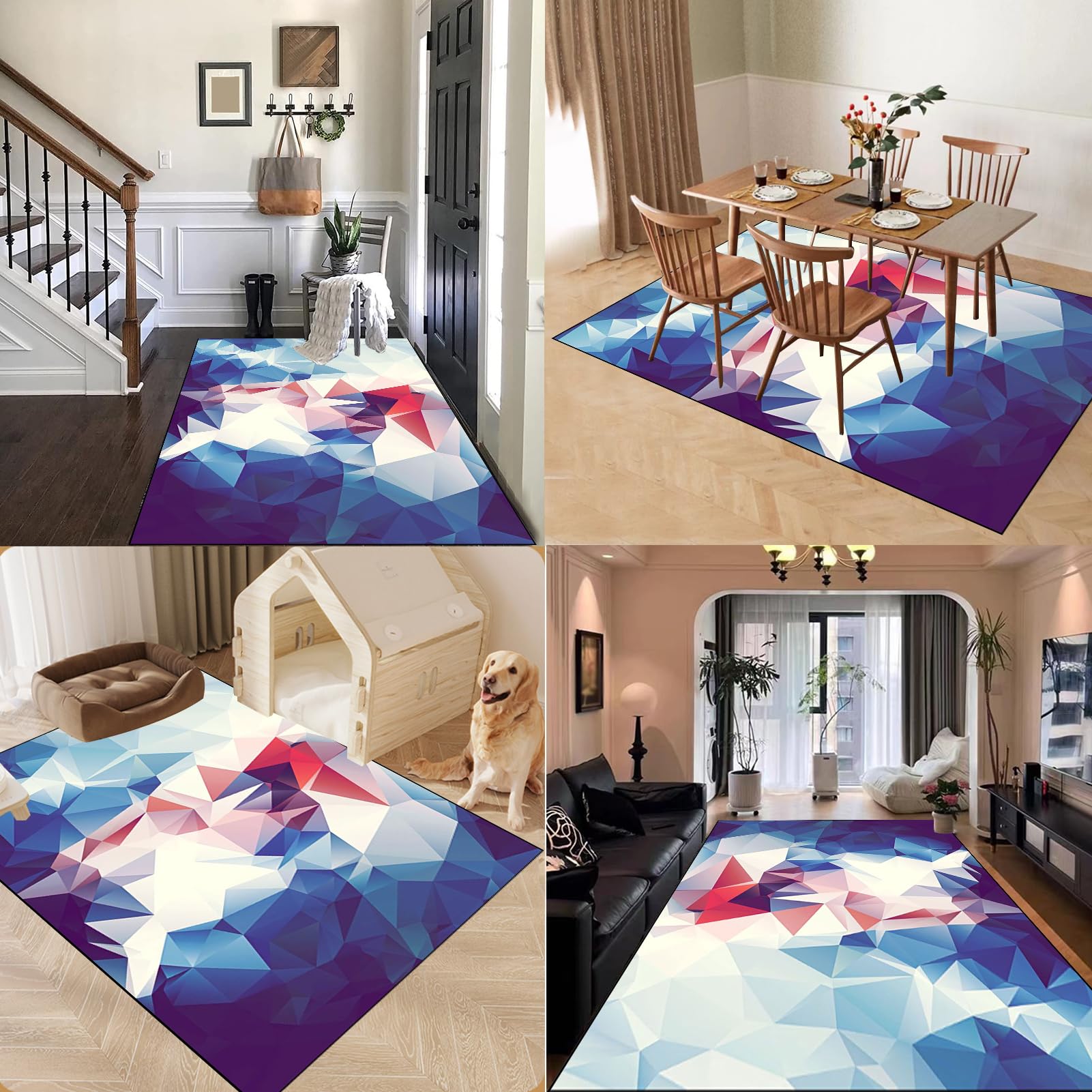 Tapis de chaise de jeu - Tapis de sol pour chaise - Tapis de sol bureau - Tapis de sol gaming - Tapis antidérapant sous chaise de bureau - 180 x 220 cm Tapis protège-sol pour chaise fauteuil gaming