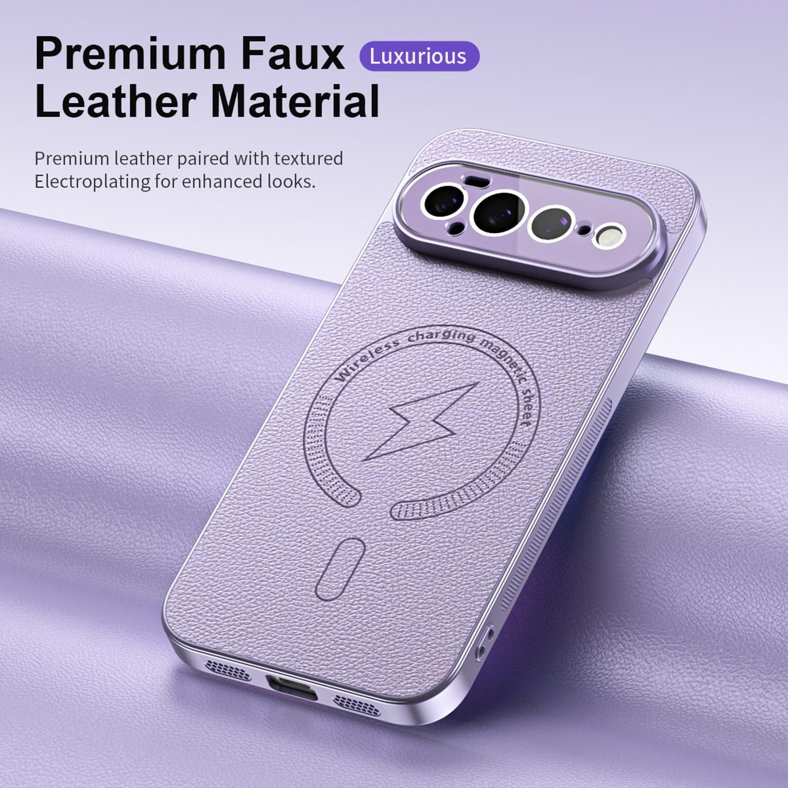 Cover Magnetica Per Google Pixel 11 Pro XL/ 11 Pro/ 11, Ultra Sottile Pelle