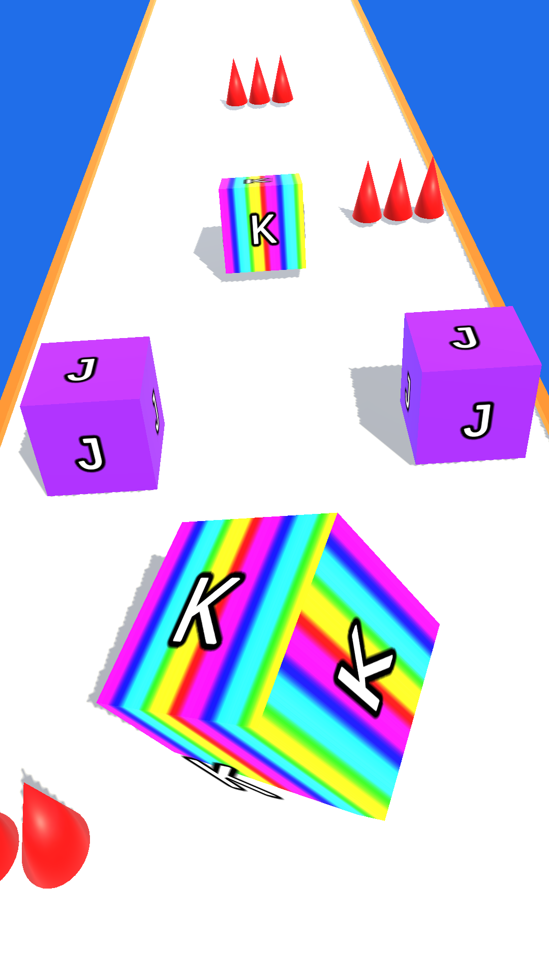 Jelly Shift, Merge & Run Alphabet: Jelly Merge 2048 Cube Rush