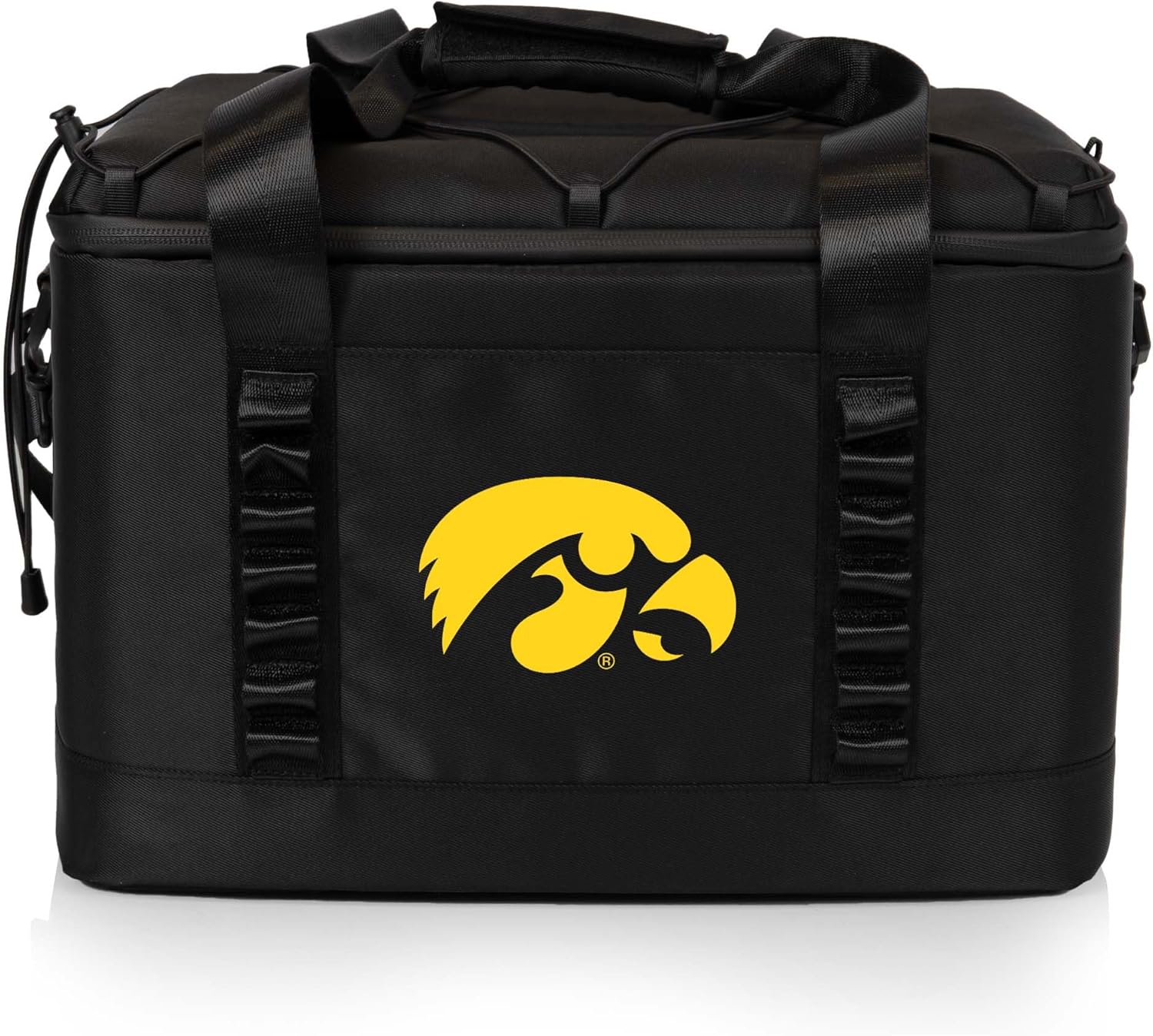 Picnic TIME NCAA Iowa Hawkeyes Tarana Superthick Cooler Bag, (Carbon Black)