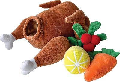 fouFIT Hide n Seek Turkey Burrow Nosework Dog Toy