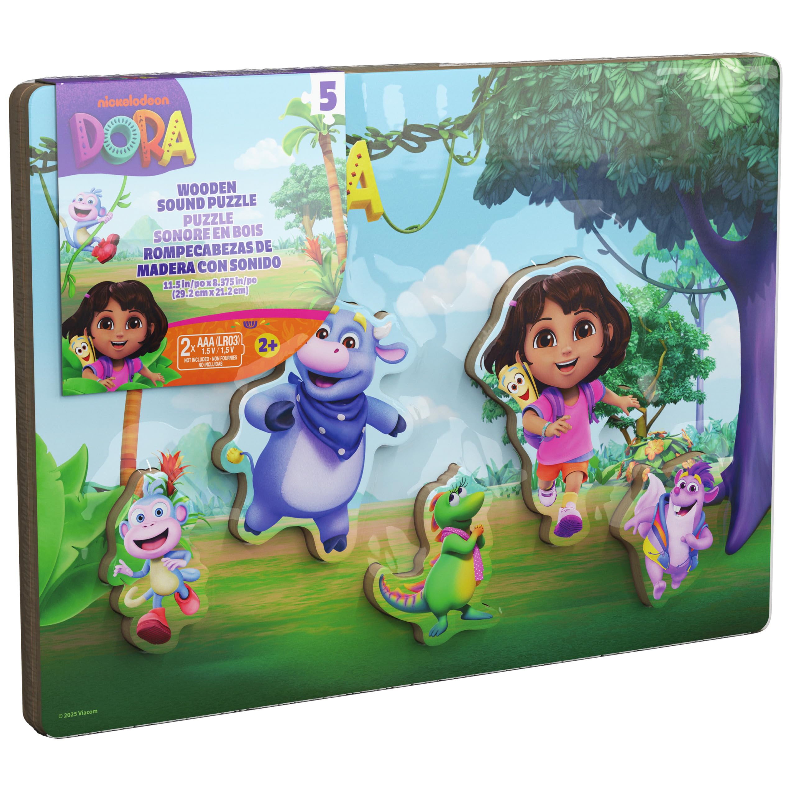 Amazon.com: Spin Master Games, Dora The Explorer Sound Puzzle, 5