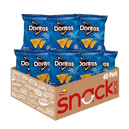 Doritos Cool Ranch - Paquete surtido de chips de tortilla, 40 unidades (paquete de 1)
