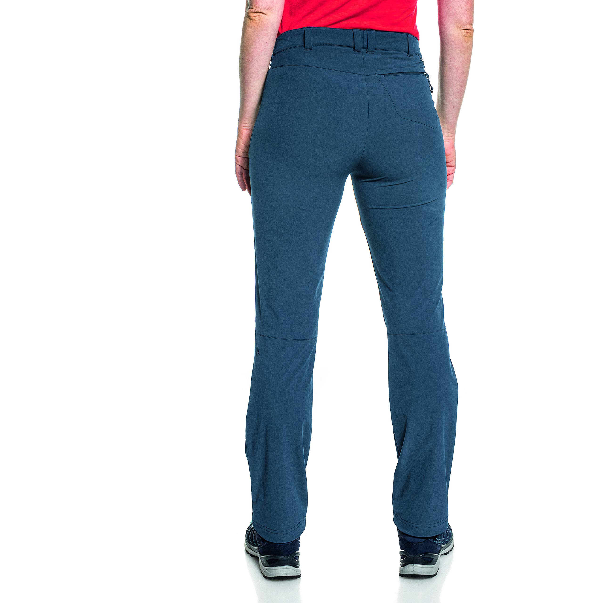 Schöffel Engadin1 - Pantalones de Mujer Resistentes al Agua para Senderismo con Corte Deportivo