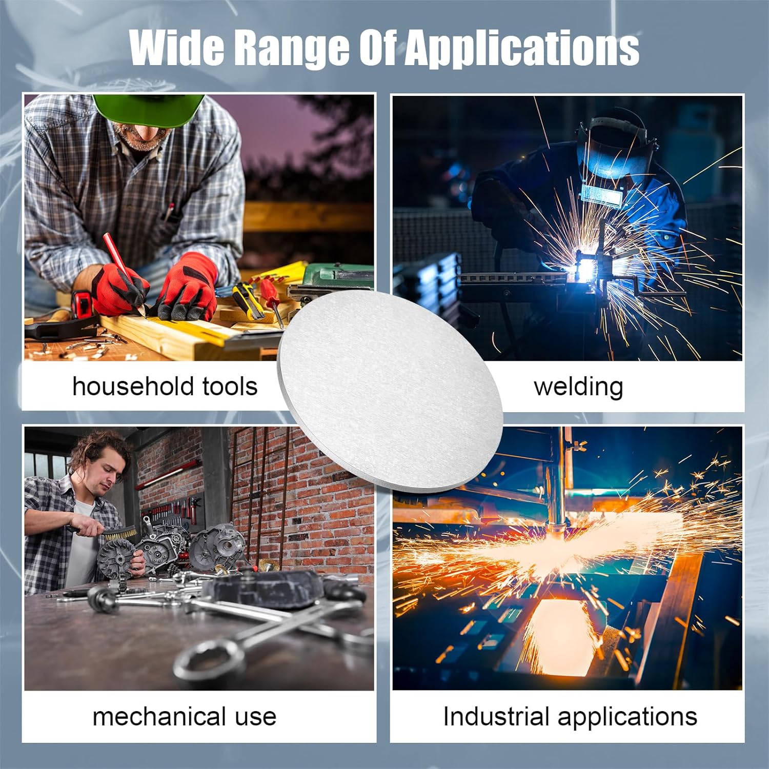 1 Pcs 1/8" X 4" Aluminum Disc Round Aluminum Sheets and Plates, 6061 - Image 6