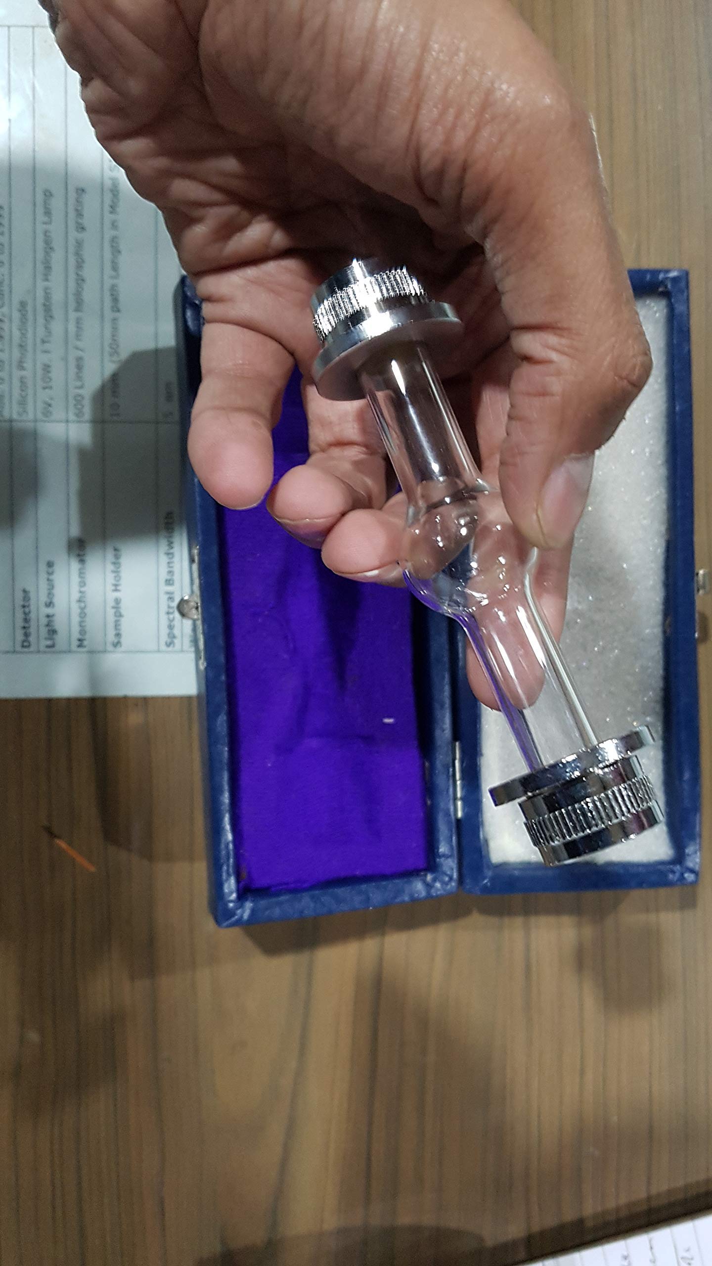 WKM Borosilicate Glass Polarimeter 100mm Tube Sample Cell with Secured Wooden Box (B07FG27FHX) Amazon Price History, Amazon Price Tracker
