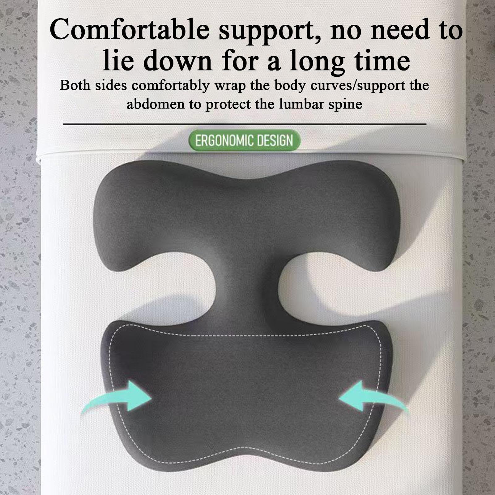 Générique Massaggio per la posizione del ventre - Confortevole in Memory Foam Massaggio Rilassante del poggiatesta Ergonomico di Sostegno della testa e del torace per l
