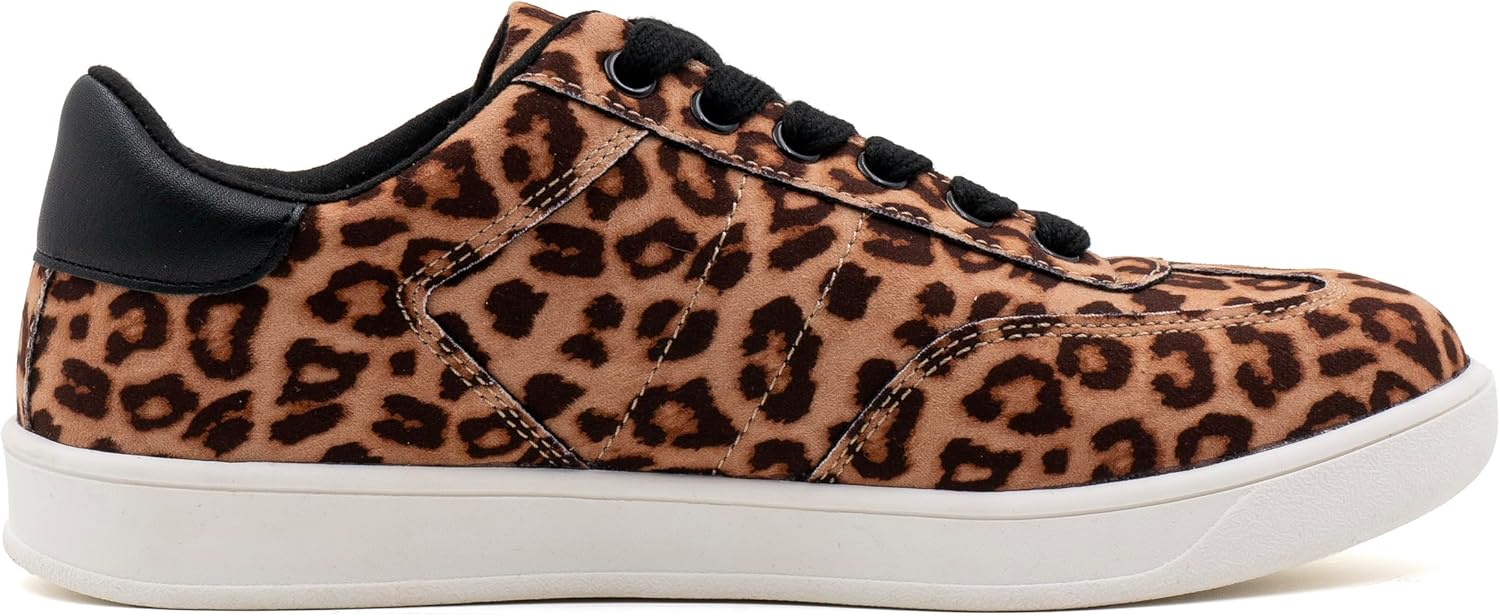 Women's Lace Up Trendy Sneaker Classic Fashion Low Top Walking Shoes - Picture 27 of 109