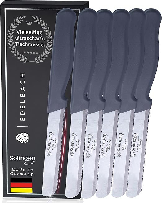 Edelbach Solingen Kitchen Knife Set Breakfast Knife with Fine Cut