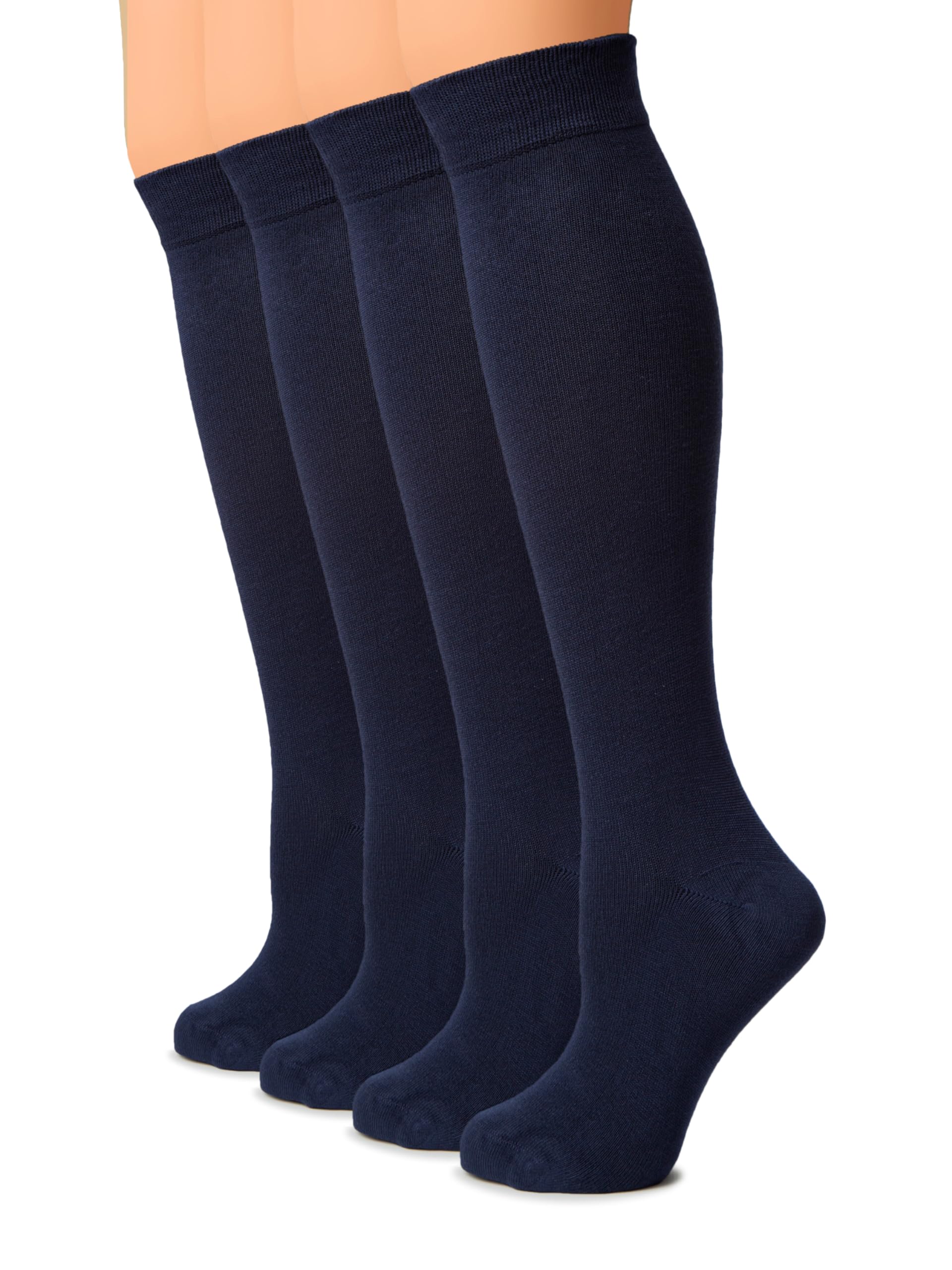 Hugh Ugoli Women Cotton Knee High Socks Long Dress School Uniform Socks
