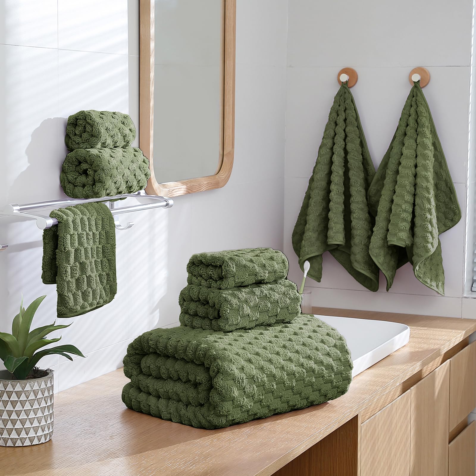 2 Pack Extra Large Bath Towels - 40x80 Inch Oversized Microfiber Sheets, Super Absorbent & Quick Dry
