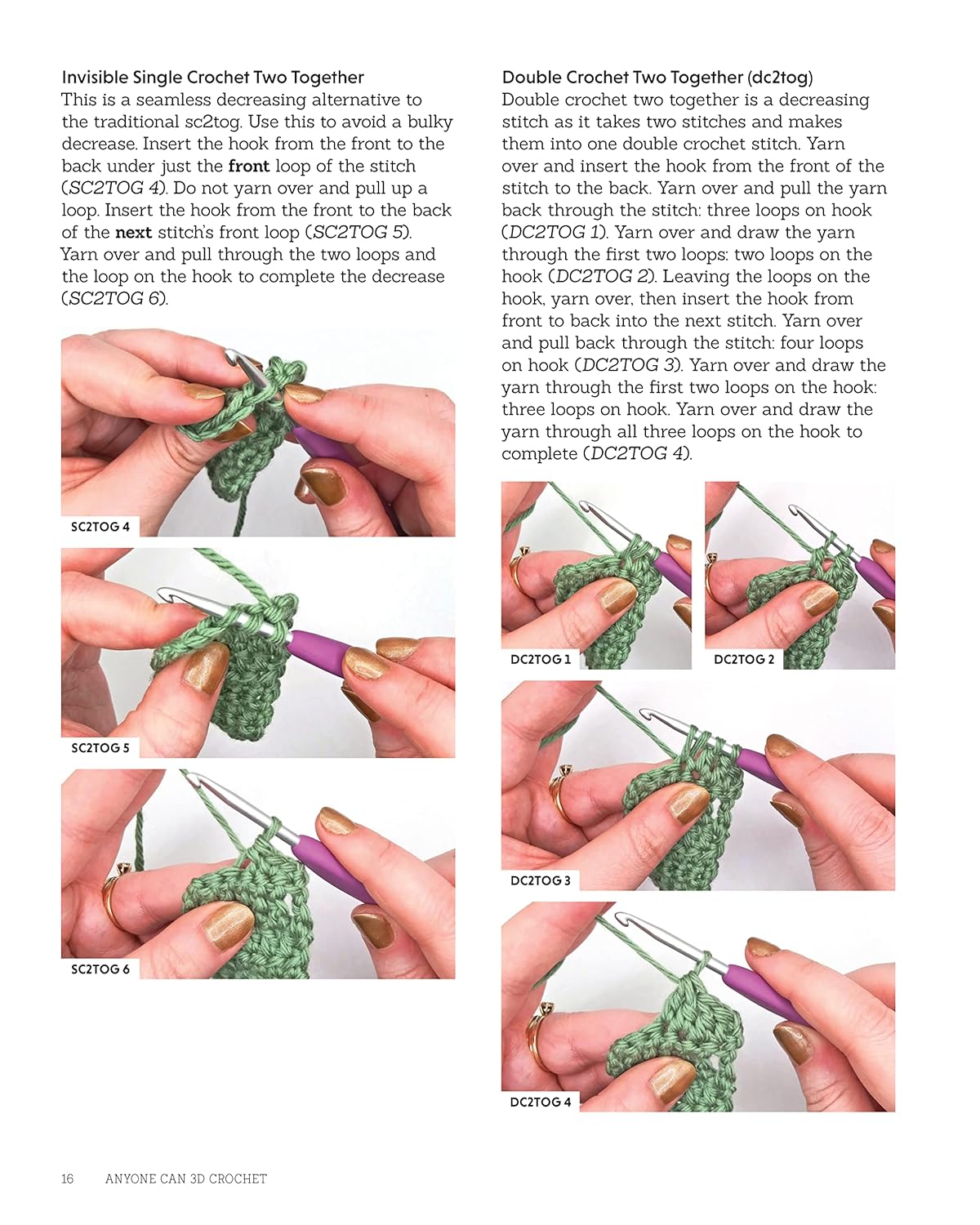 Anyone Can 3D Crochet: 20 Fun Animal Designs and 8 Adorable Projects (Landauer) Create Wall Hangings, Blankets, Toys, and More with Dimensional Details like Fringe, Pompoms, Yarn Flowers, and Tassels - Image 4