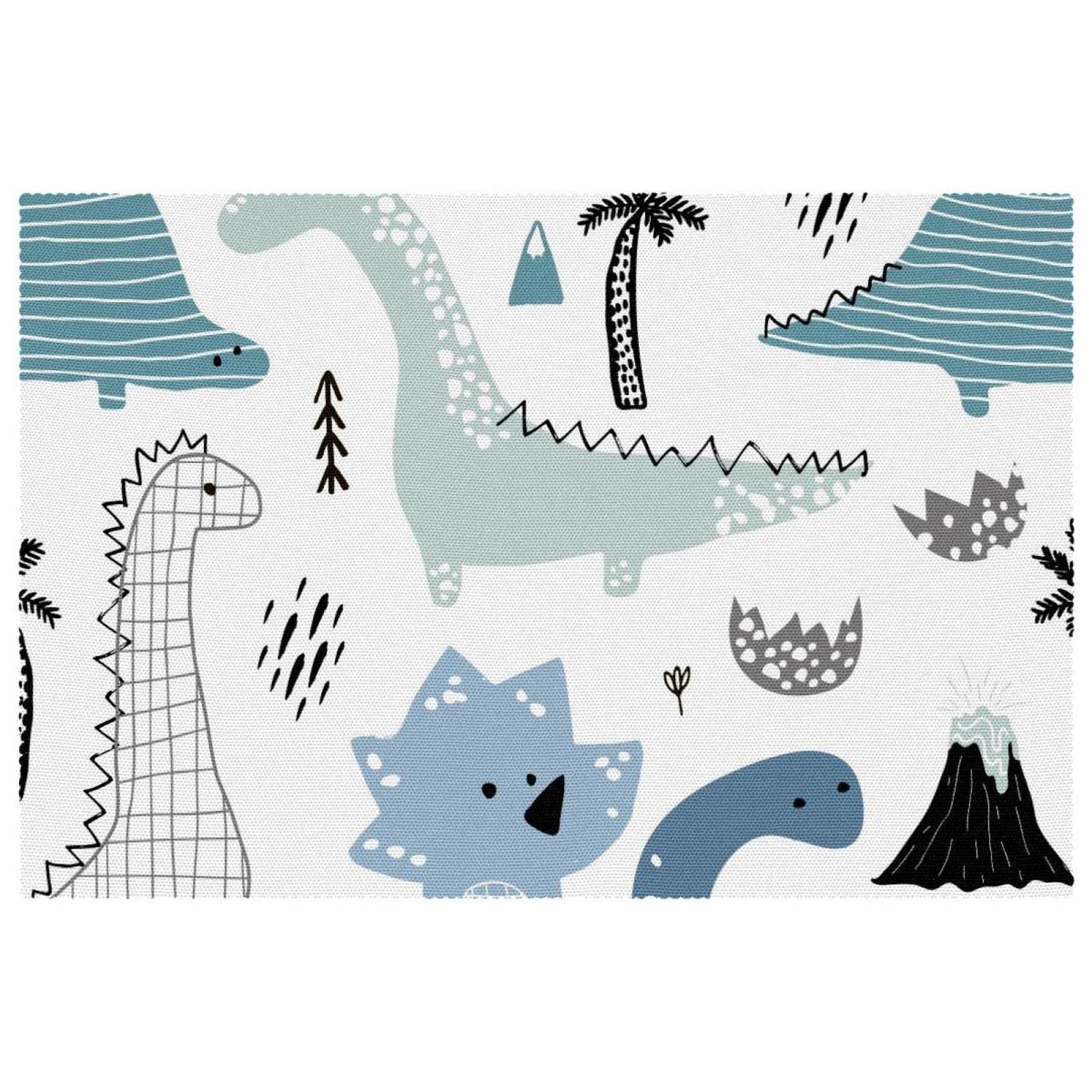 Set de table œuf de dinosaure antidérapant pour le goûter des enfants