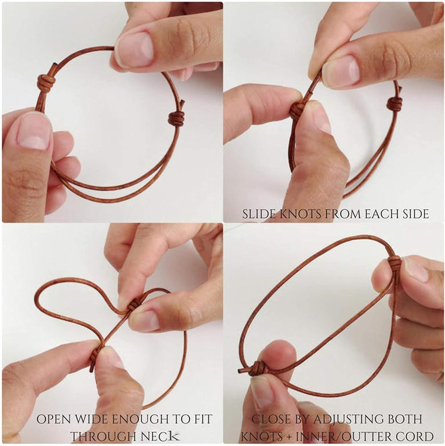 An Adjustable Necklace How To Make A Slip Knot On A Bracelet