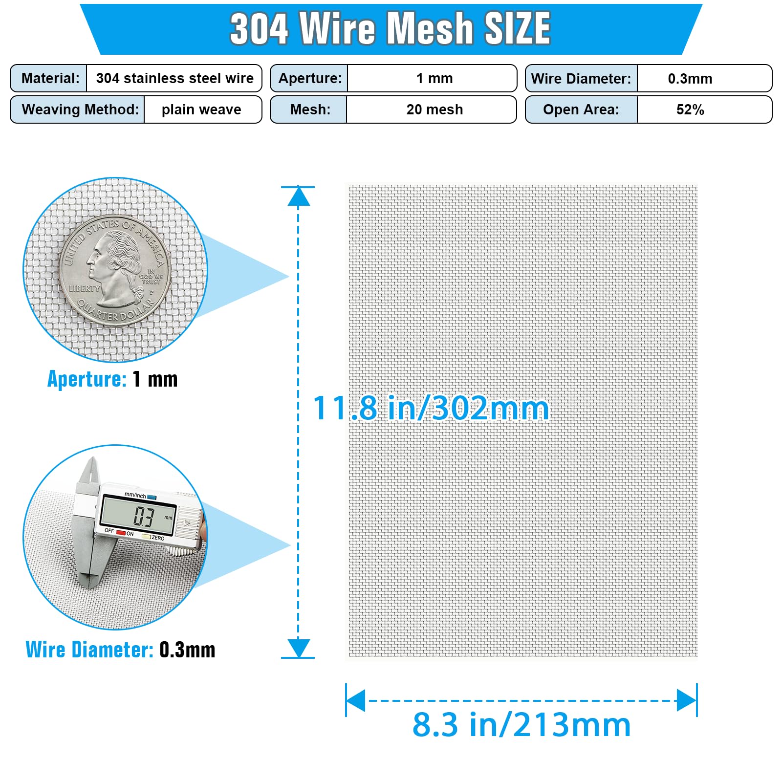 Soft Stainless Steel Mesh - 8 Pack for DIY Projects -5
