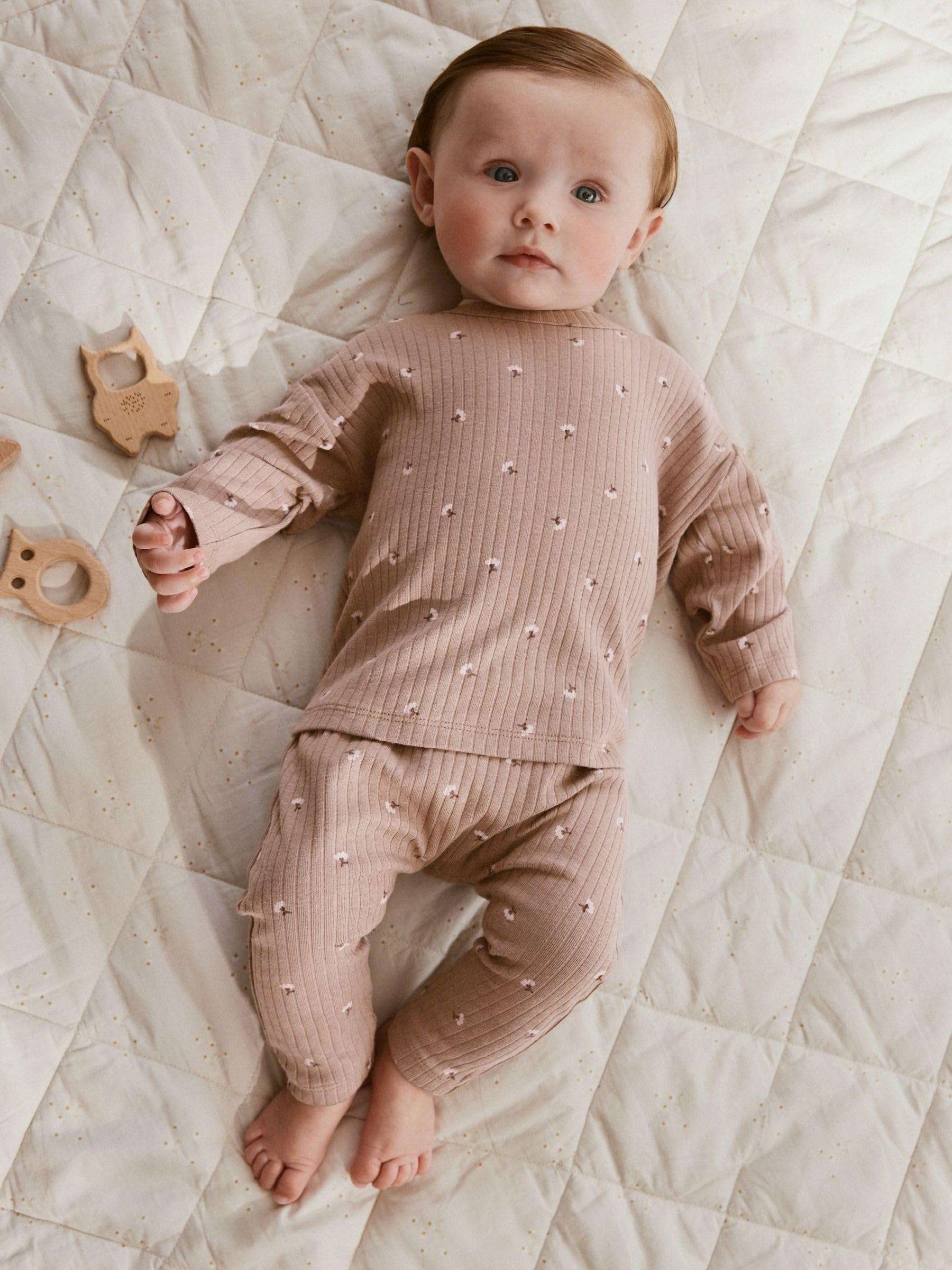 NEXT Bambina Confezione da 6 completi con top a maniche lunghe e leggings
