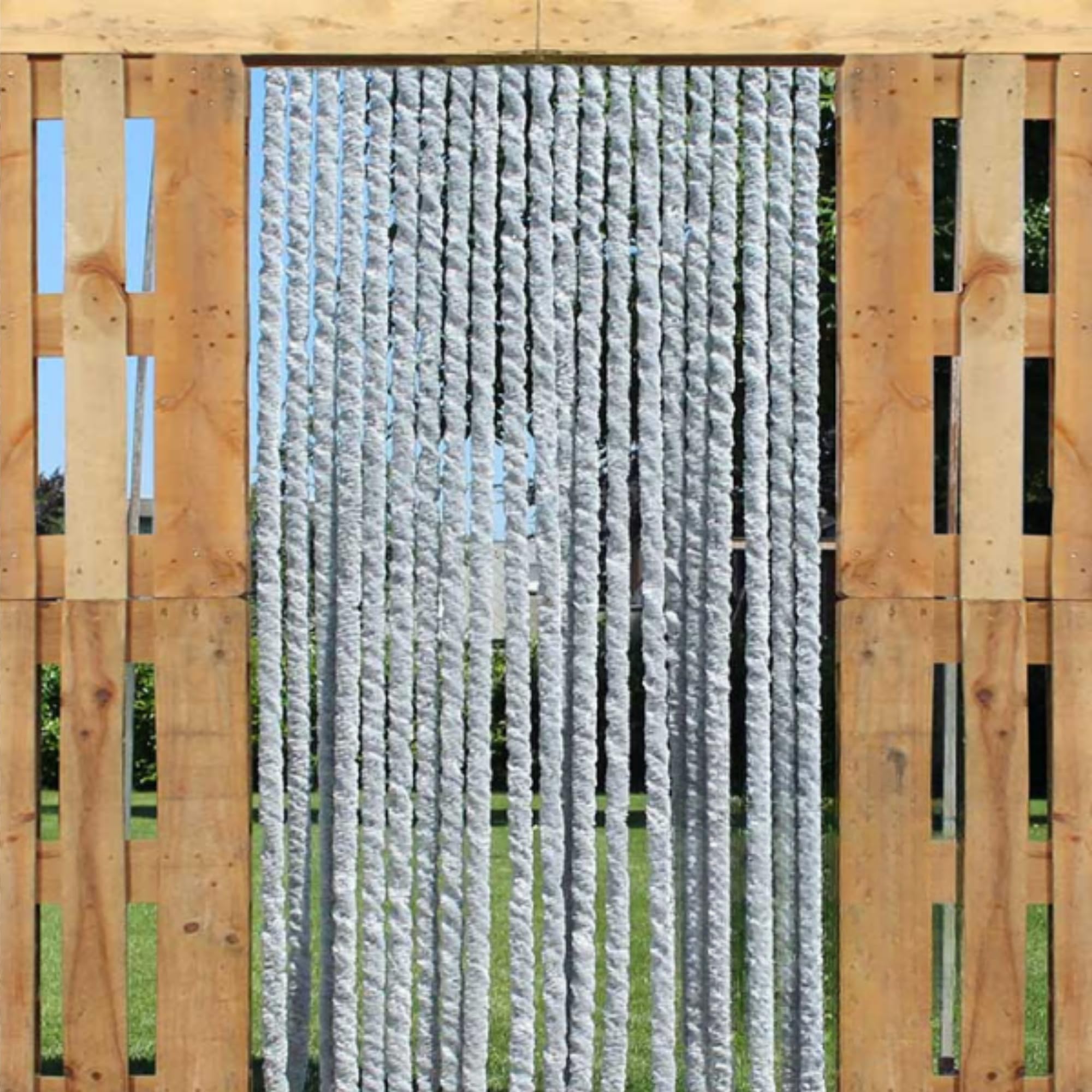 trente rideaux de porte chenille