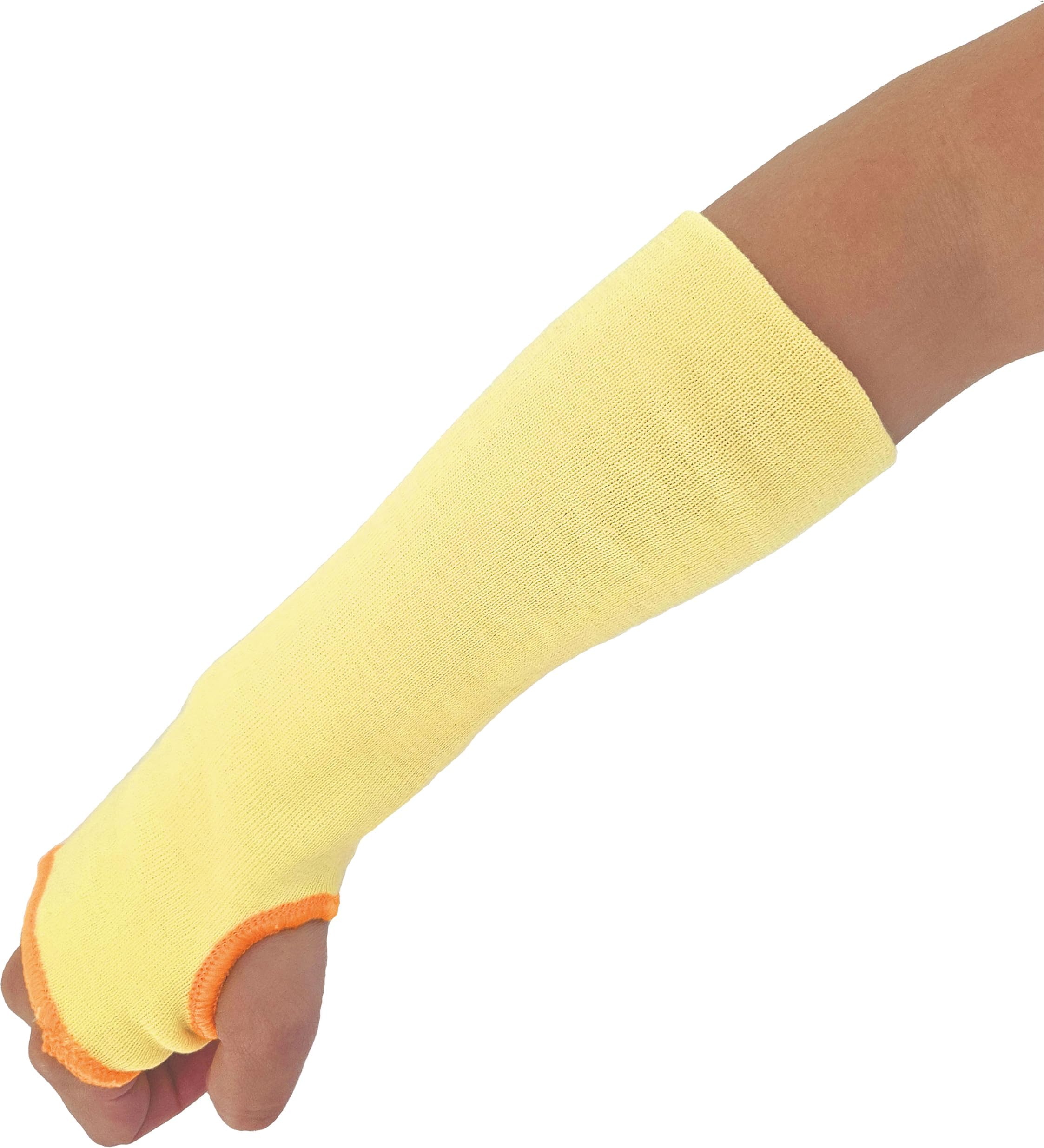 G & F PRODUCTS 100% Kevlar fiber by DuPont Cut Resistant Knit Sleeve, Sold by 6-piece pack