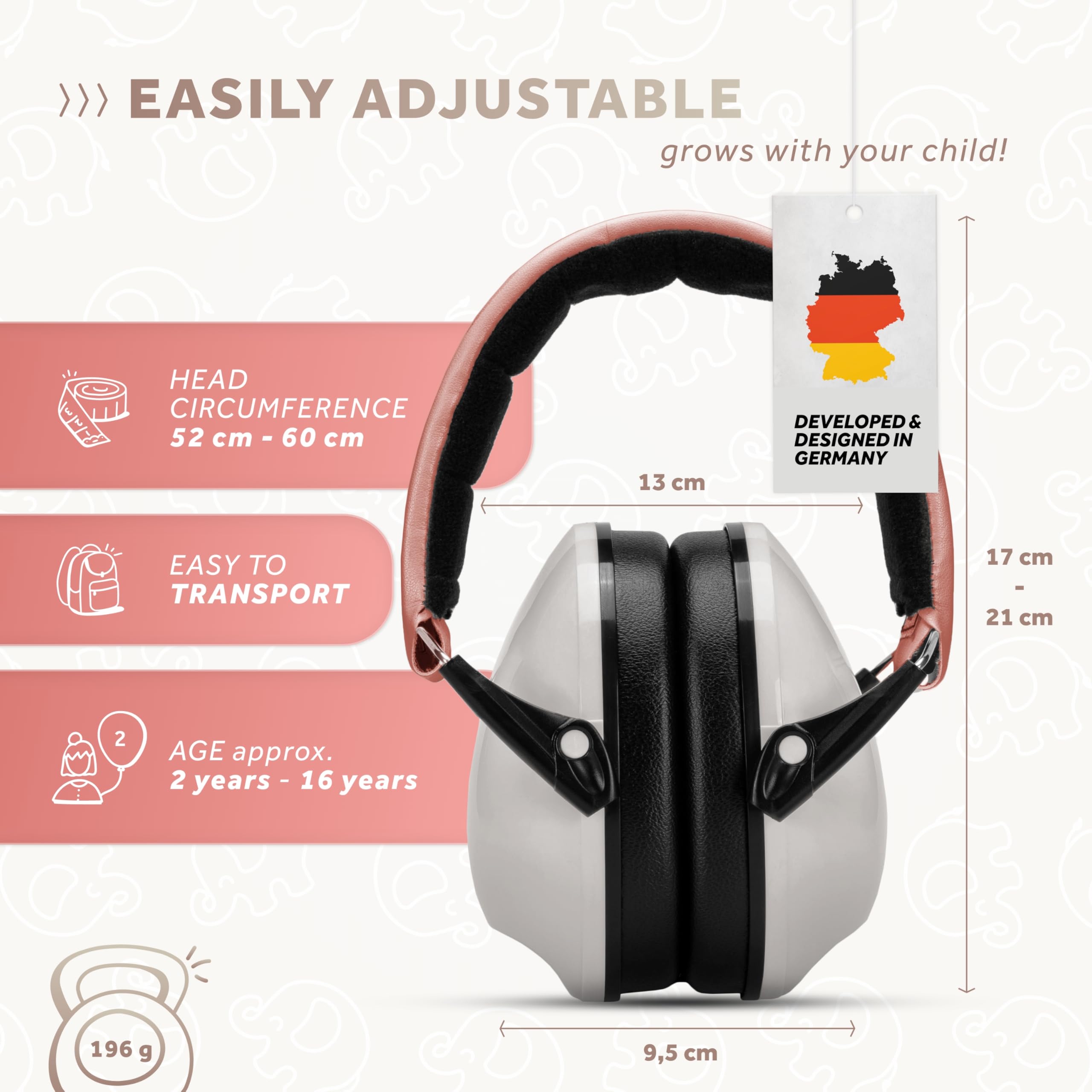 Schallwerk ® Ear defenders Kiddies, Unicorn Dusty - Image 4