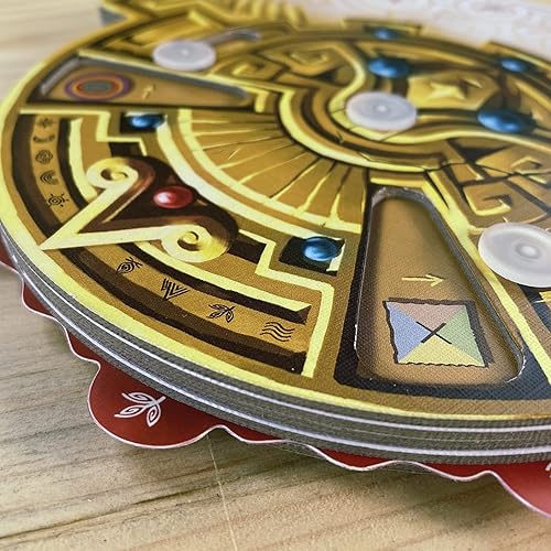 Miniatura 4 de Tiwanaku - Juego de mesa de estrategia Sit Down! para optimización de exploración de deducción, rueda madre tierra Pachamama, modo de juego solo o