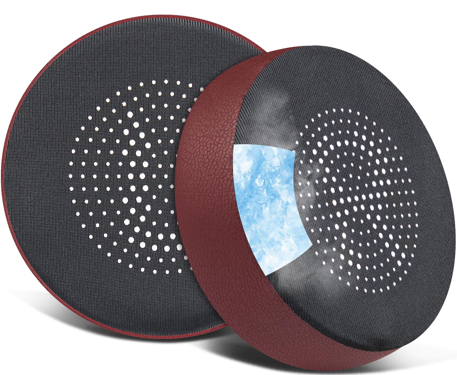 SOULWIT Cooling Gel Earpads Replacement for Jabra Evolve 75(75UC 75MS 75SE) Stereo Wireless Bluetooth Headset, Ear Pads Cushions with High-Density