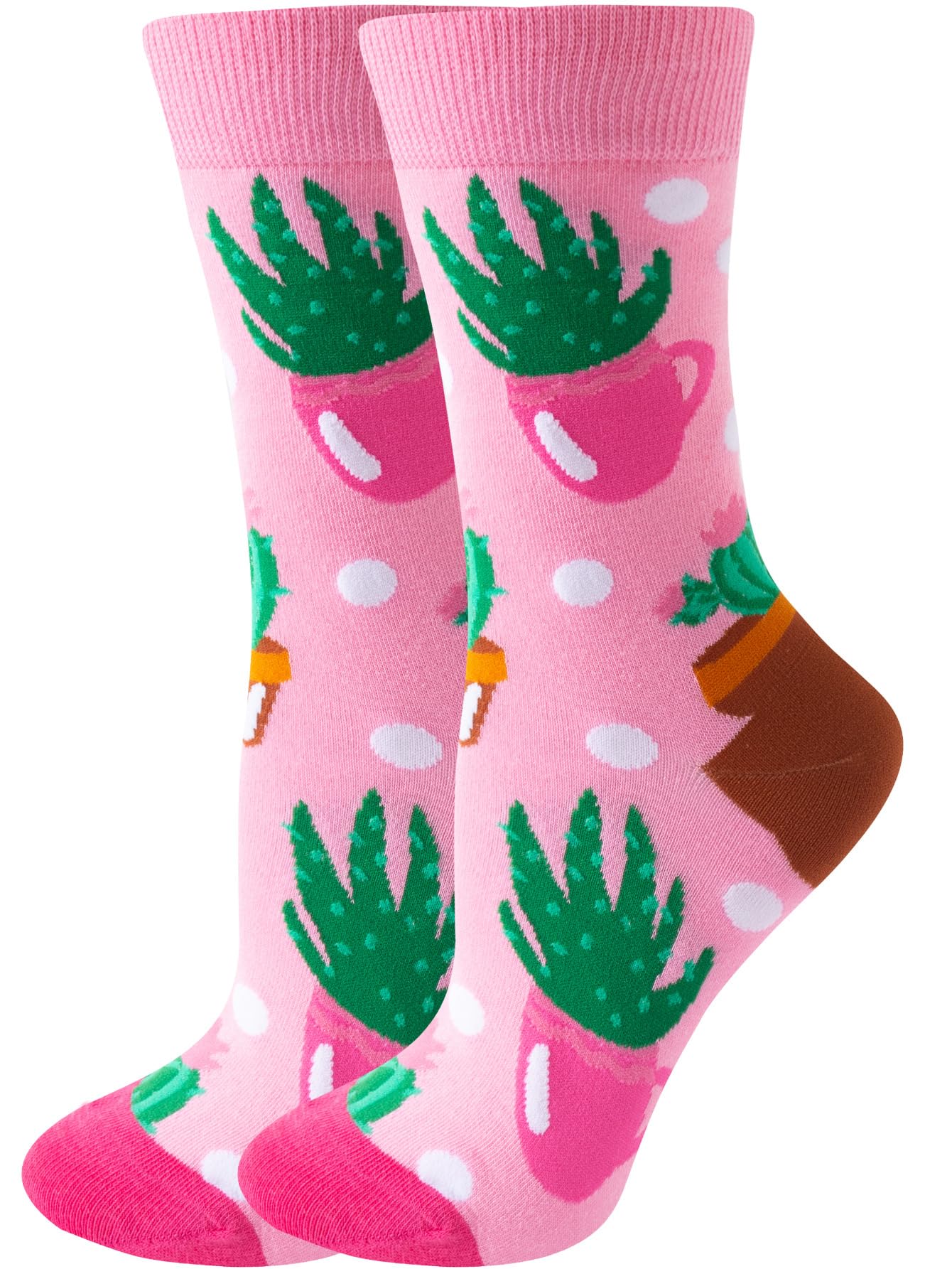 Fun Socks for Women, Rainbow Design,Stocking Stuffers, Size 6-12