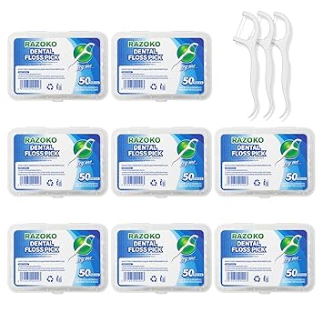 Amazon tooth floss sticks Clearance
