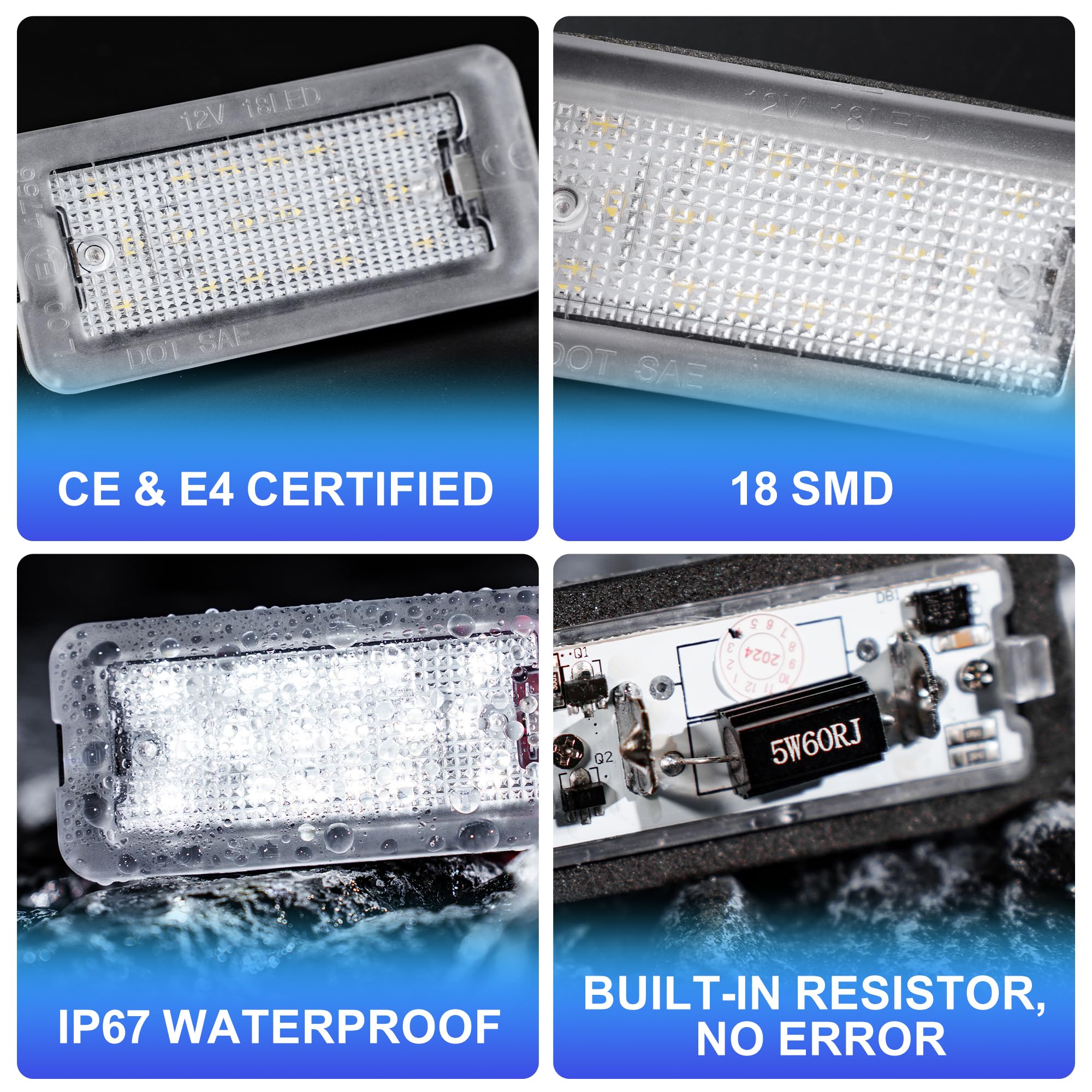Canbus bezbłędne oświetlenie tablicy rejestracyjnej LED do F.iat 500 do F.iat Abarth 500 5959 695 S3 S4 model 2007-2020 Targa Light OEM 51800482
