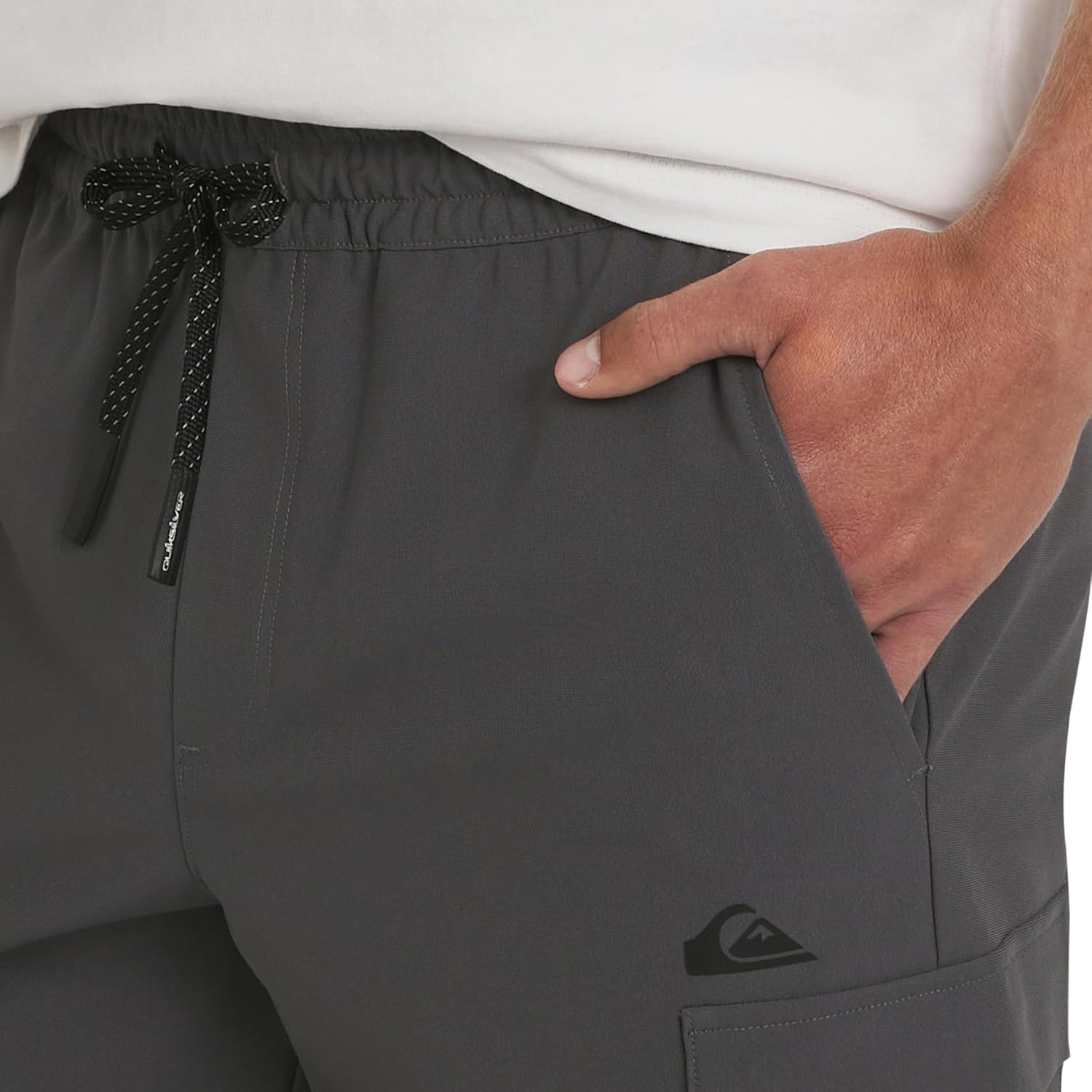 Quiksilver Mens Regular Fit Active Performance Midweight Cargo Woven Jogger Pants - Image 2