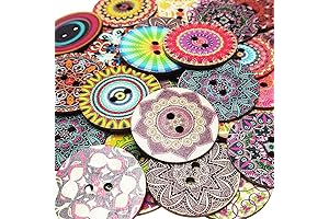 Chenkou Craft Mix Pattern 1.5 Inch Buttons
