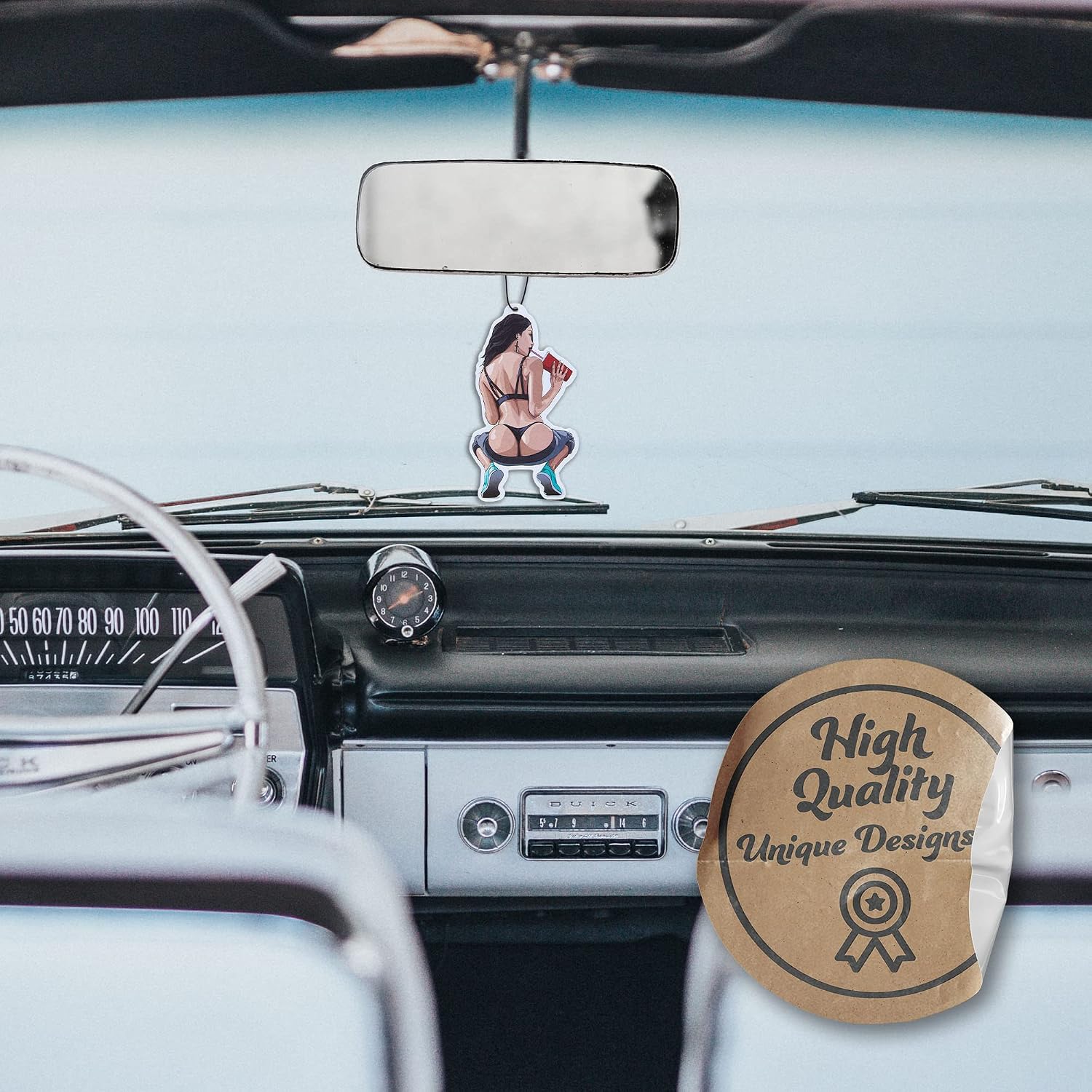Funny Naughty Unique Car Air Fresheners Scented With Premium Oils By Fresh Fresheners (Colombiana)