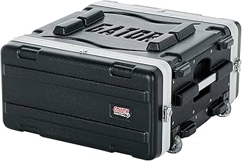 GATOR 4Uラックケース Amazon.com: Gator Cases Lightweight Molded 4U Rack Case with
