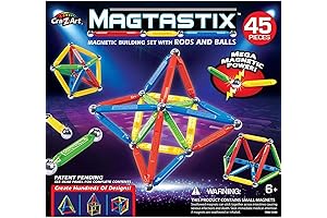 Magnastix Balls & Rods Magnetic Building Tiles Construction Educational Stacking STEM Toys...