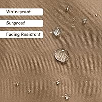 Vista 8 de Tangkula - Cenador de parrilla de 7 pies, toldo para barbacoa de patio con estante de servicio y ganchos de almacenamiento, refugio curvo