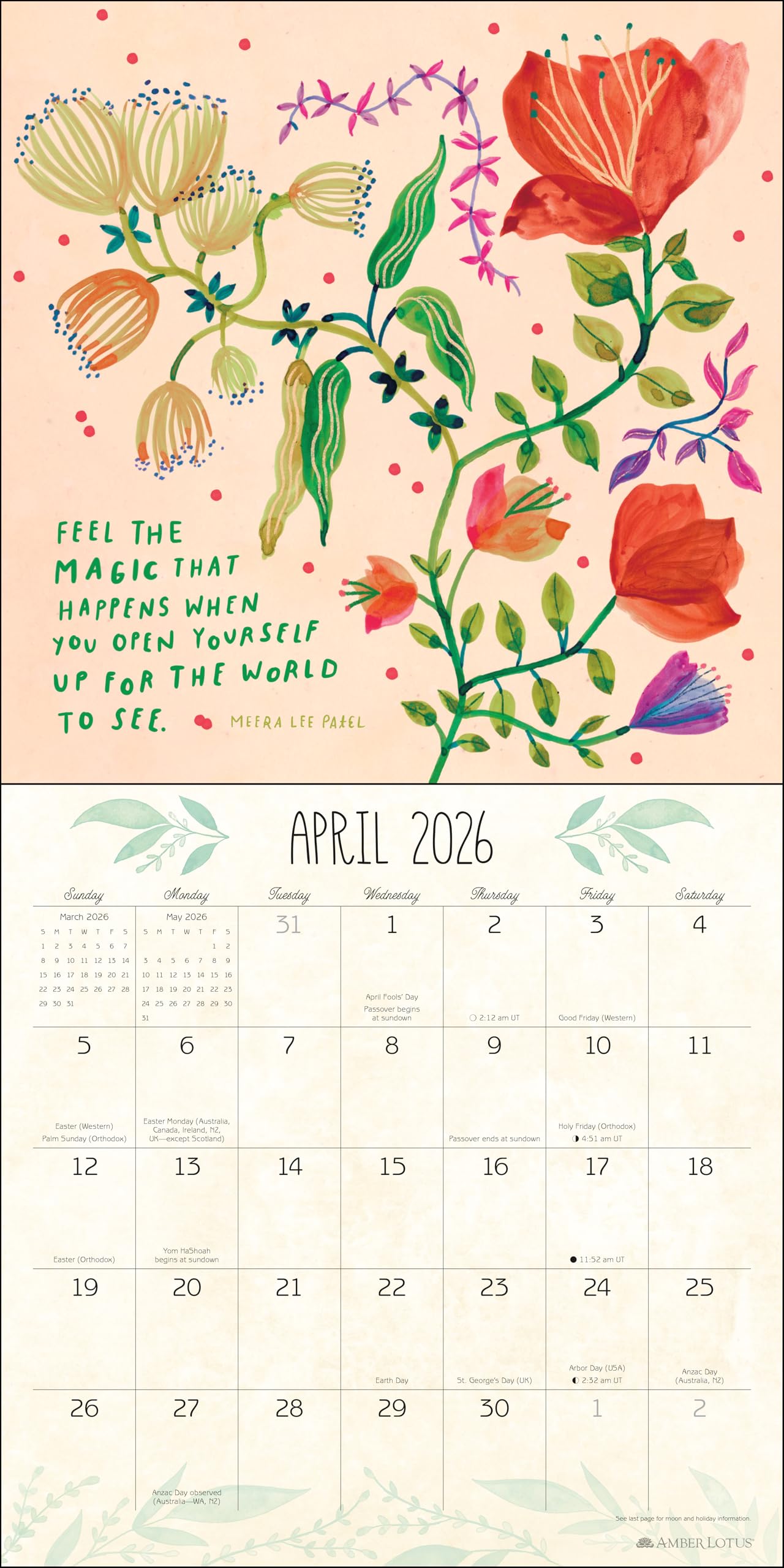 Meera Lee Patel 2026 Wall Calendar: You Are Made of Stars
