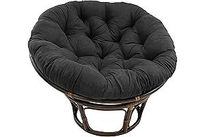 Circular Cushion: Blazing Needles Micro Suede Papasan