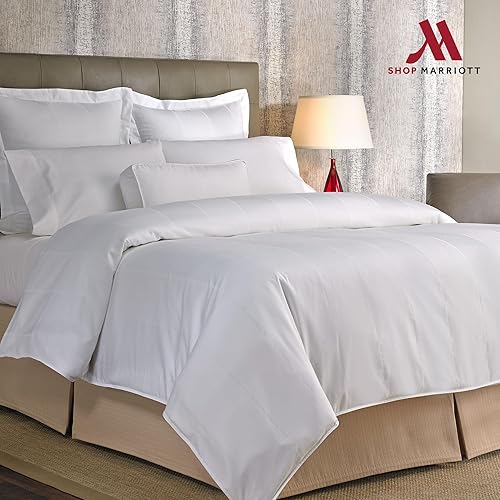 Miniatura 5 de Marriott Exclusivo relleno de edredón de plumón, edredón de plumón sin alérgenos con diseño de caja cosida, tamaño Queen