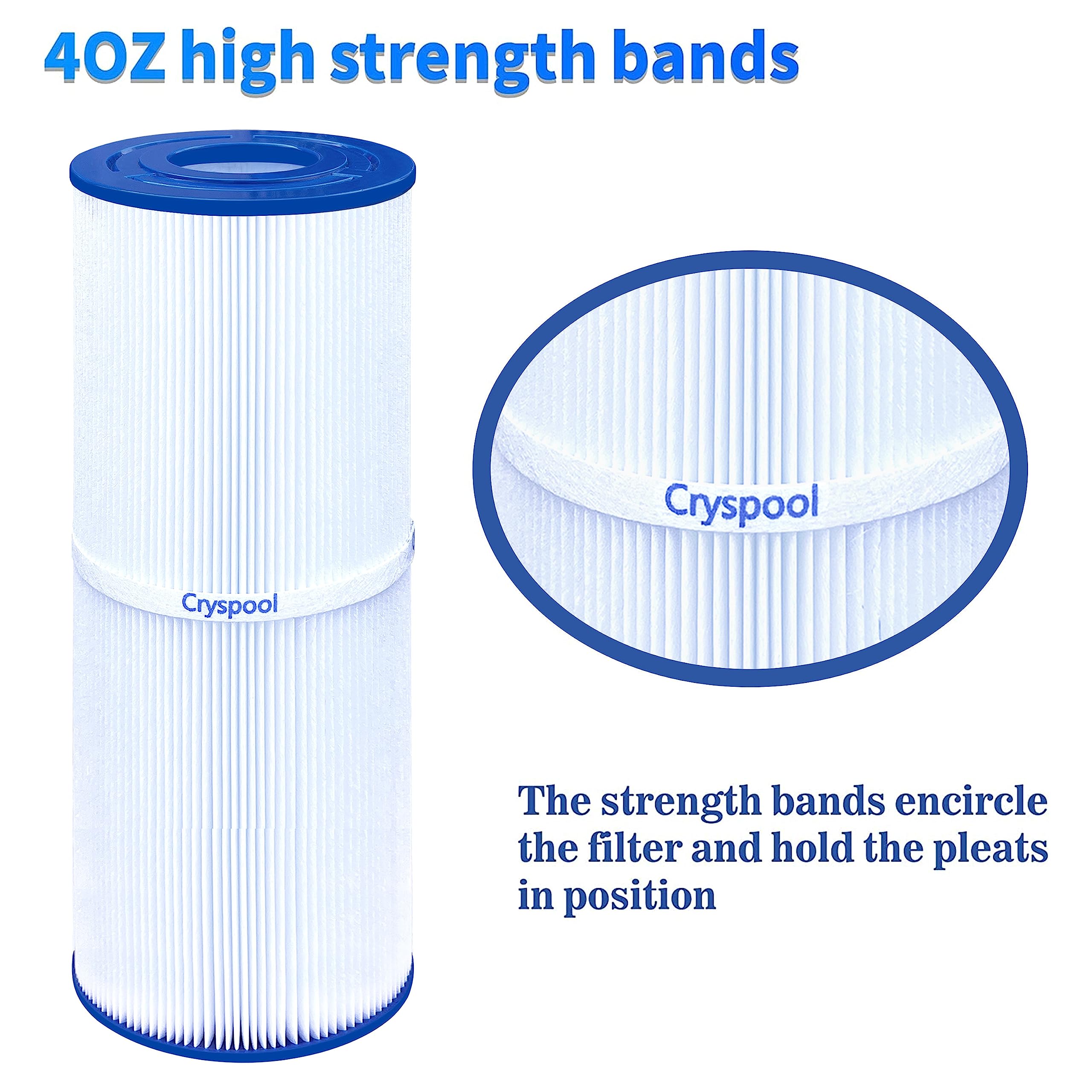 Cryspool 25 Sq Ft Spa Filter Cartridge – Compatible With CX225RE, Commander II, 2 Pack