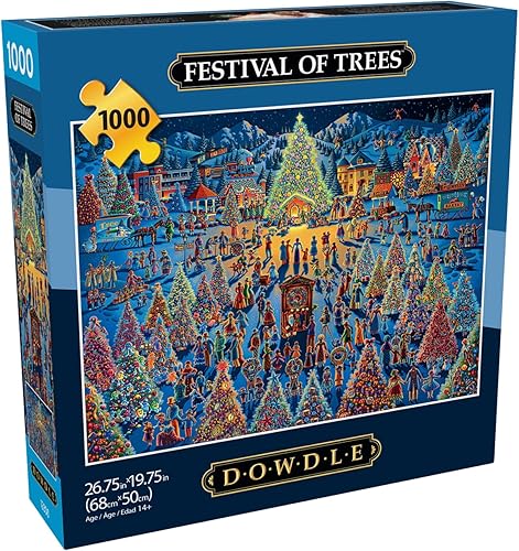 Miniatura 8 de Buffalo Games - Dowdle - Hometown Christmas - Rompecabezas de 1000 piezas para adultos desafiante rompecabezas perfecto para noches de juego -