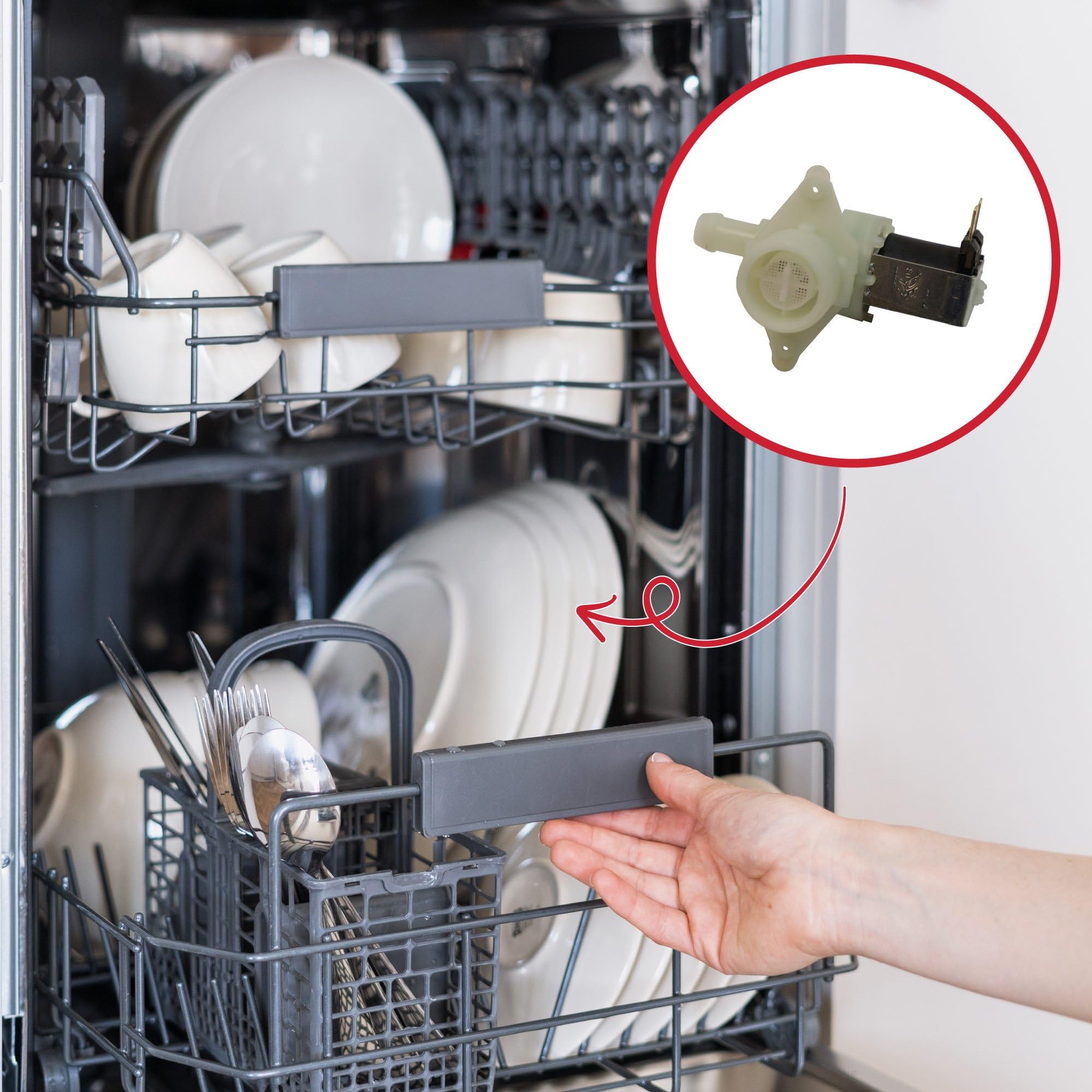 Original Whirlpool Hisense Washing Machine Inlet Valve FCS180E2 Solenoid Valve Fcs180d2 Water Inlet I.1439904723 - View #4