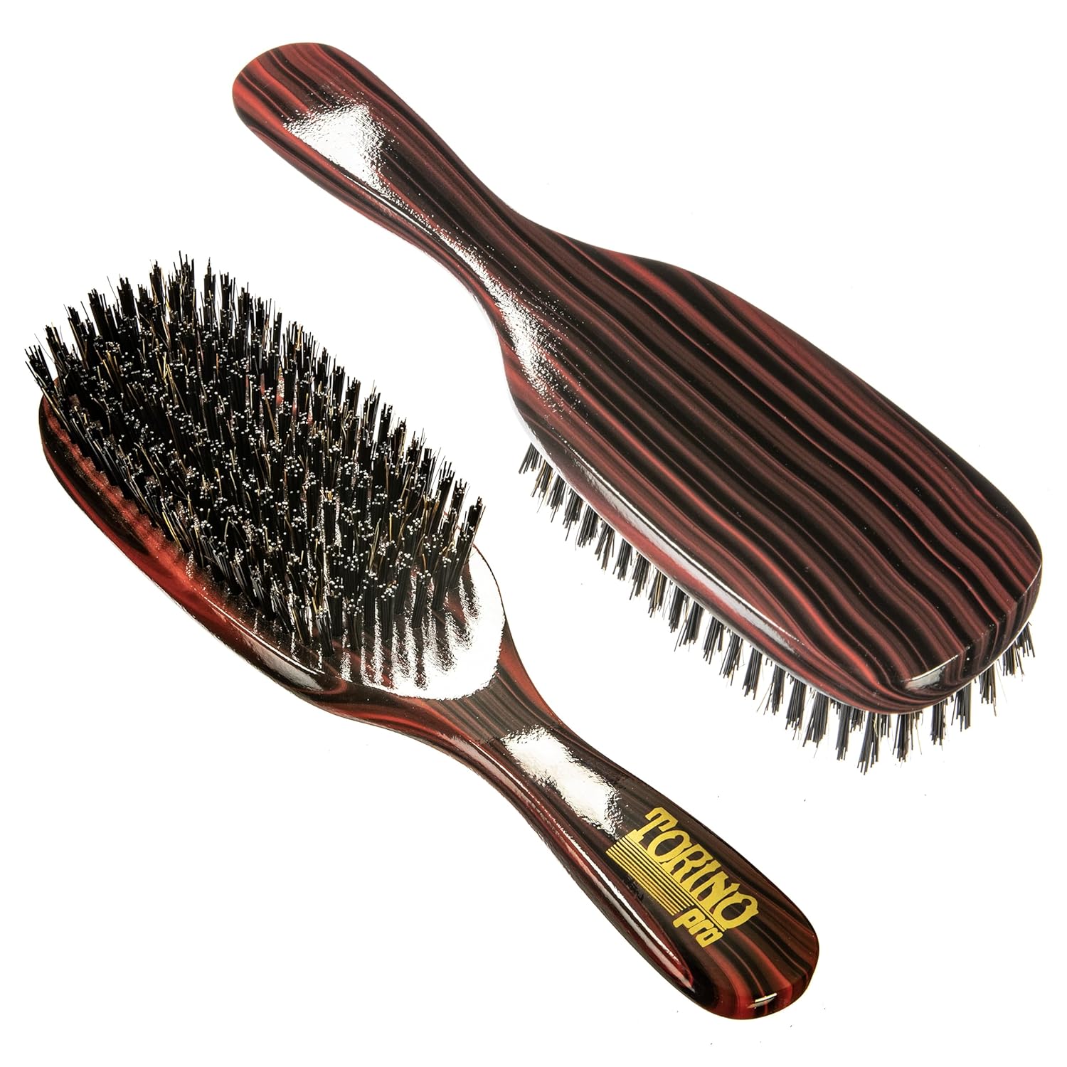 Torino Pro Wave Brush #228-7 Row Hard bristles - Reinforced bristles - Great for wolfing to manage your 360 Waves - Image 2