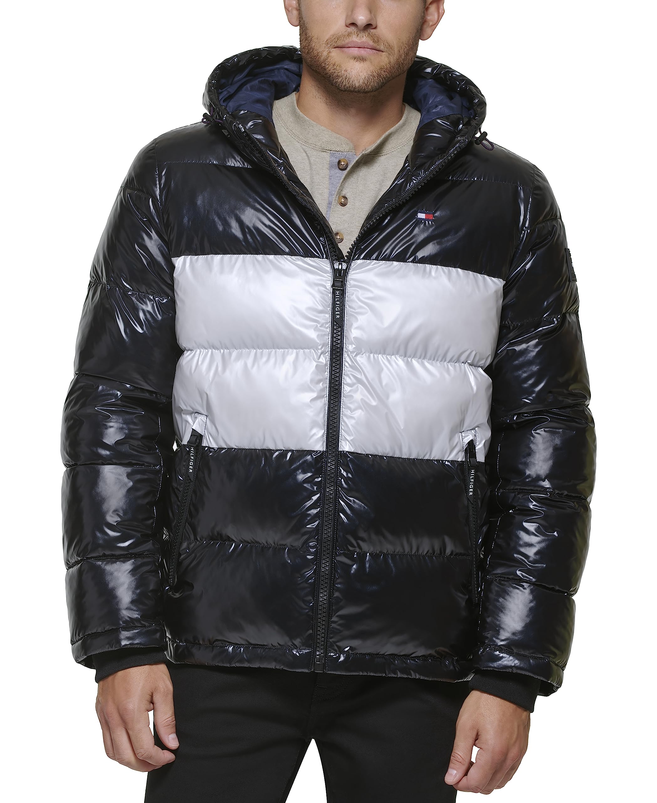 Mens Hooded Puffer Jacket (Standard and Big & Tall)