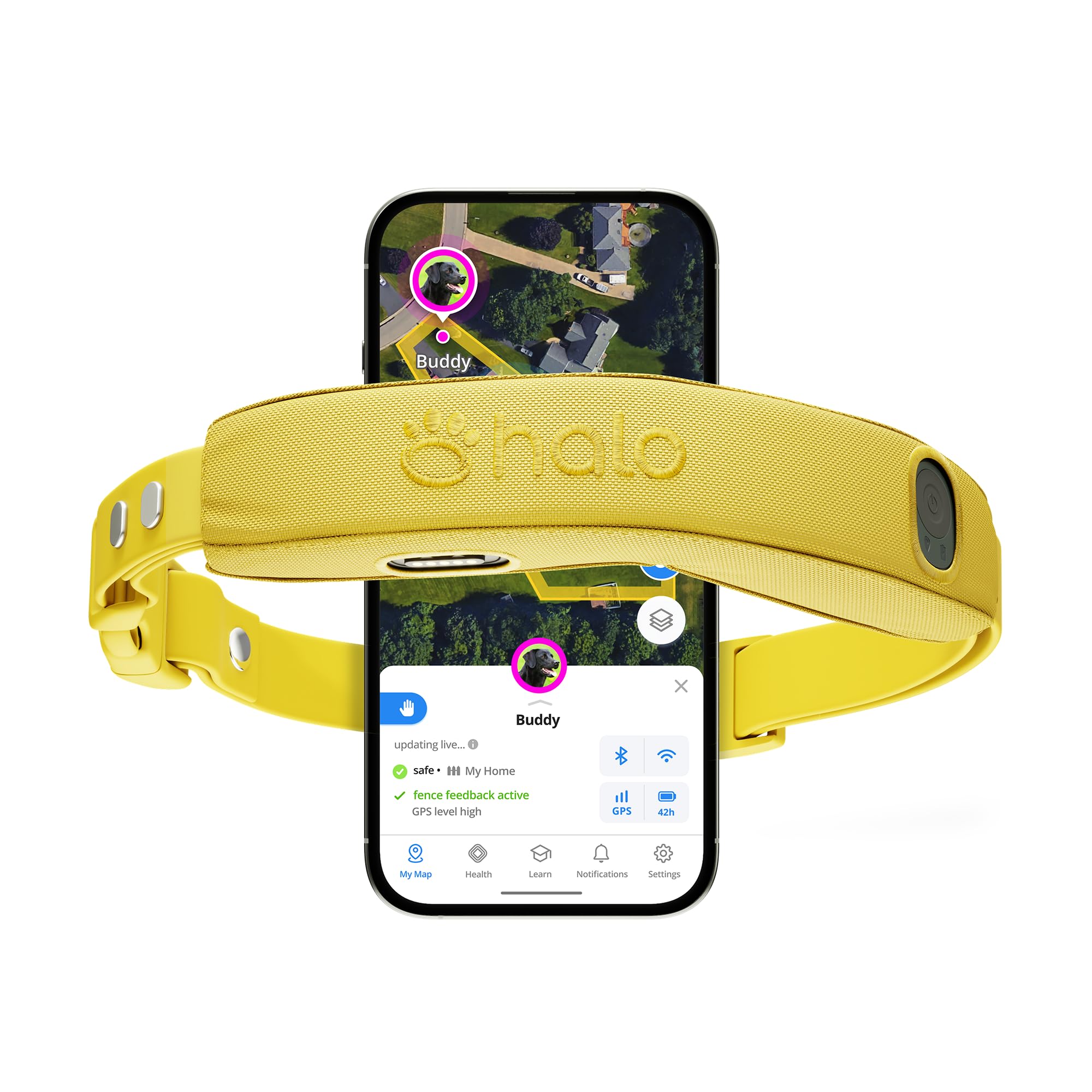 The best gps dog trackers of 2026 Worth Your Money Halo Collar 5, New Wireless Dog Fence & GPS Dog Collar, Subscription Required, Waterproof, Sunburst, One Size