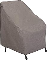 Vista 1 de Modern Leisure Garrison Funda para silla de patio, impermeable, 27" de largo x 34" de ancho x 31" de alto, granito