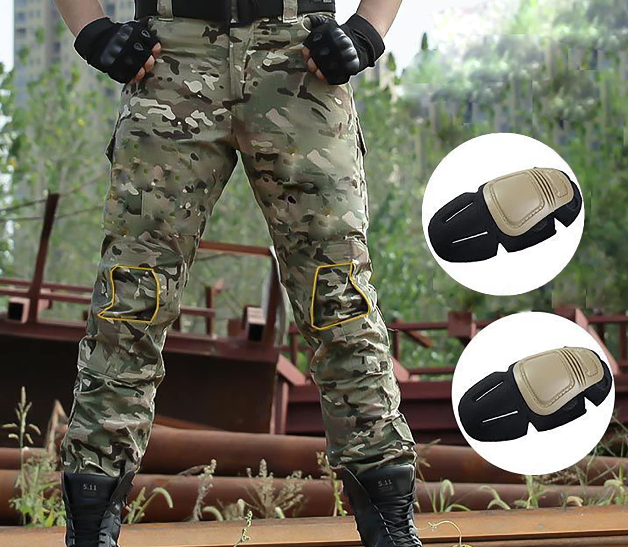 Rodilleras Tácticas Airsoft Combat Paintball G3 G2