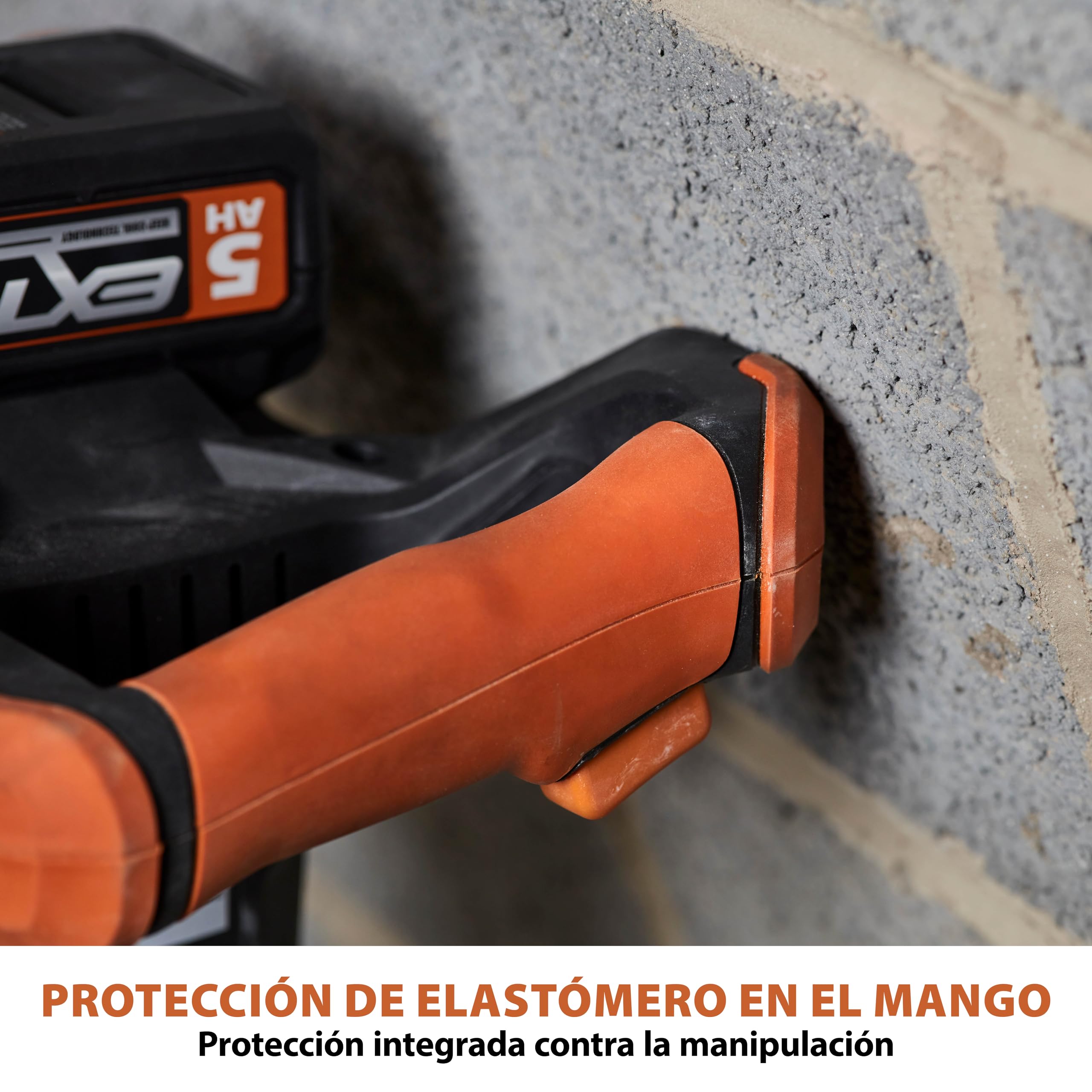 Evolution Power Tools R120MXR-Li Mezcladora de varilla inalámbrica portátil mezcla cualquier medio, iones de litio de 18 V. Batería incluida