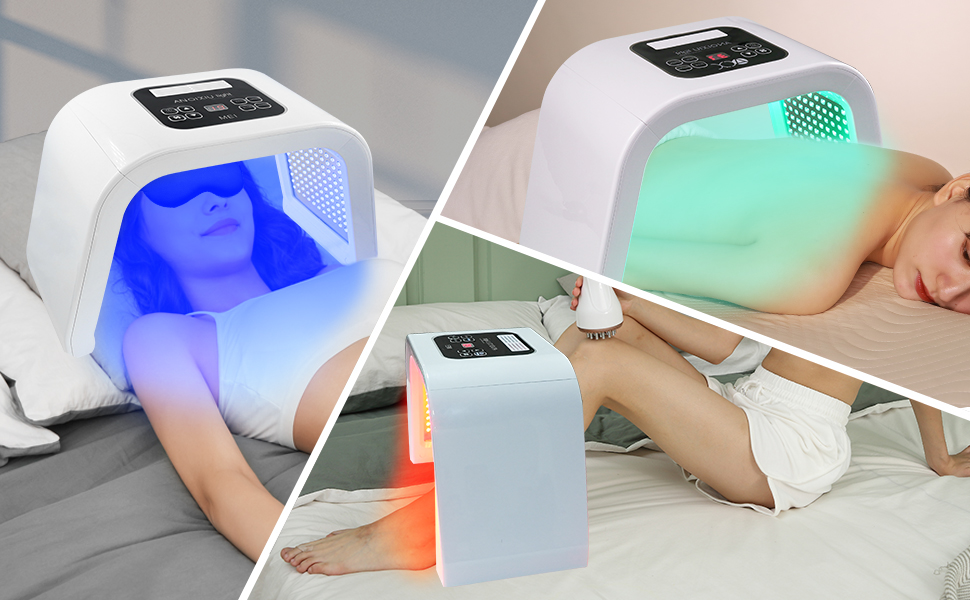 FARRENCE L-E-D Light 7 Color SPA Facial Light Multifunctional